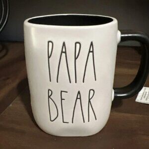 Rae Dunn Papa Bear Double Sided Mug
